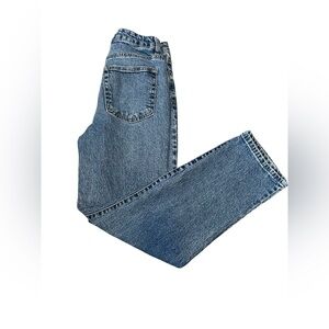 Forever 21 Ultra High Rise Straight Blue Wash Jeans Size 28 EUC